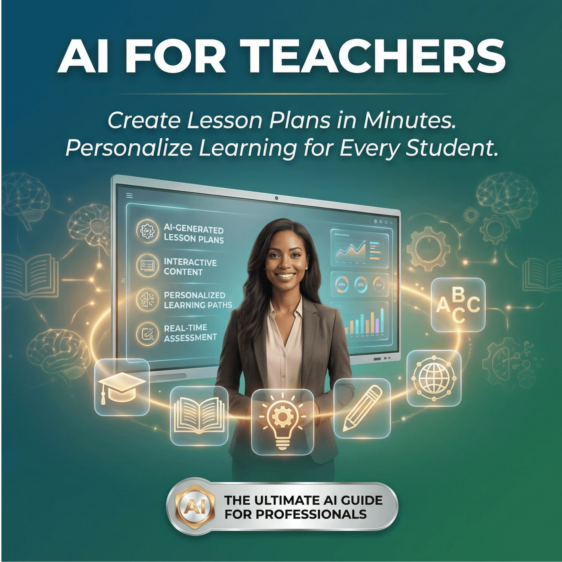 AI for Teachers: Create Lesson Plans in Minutes with The Ultimate AI Guide for Professionals | eBook for Doctors, Teachers, Lawyers, Engineers # More.