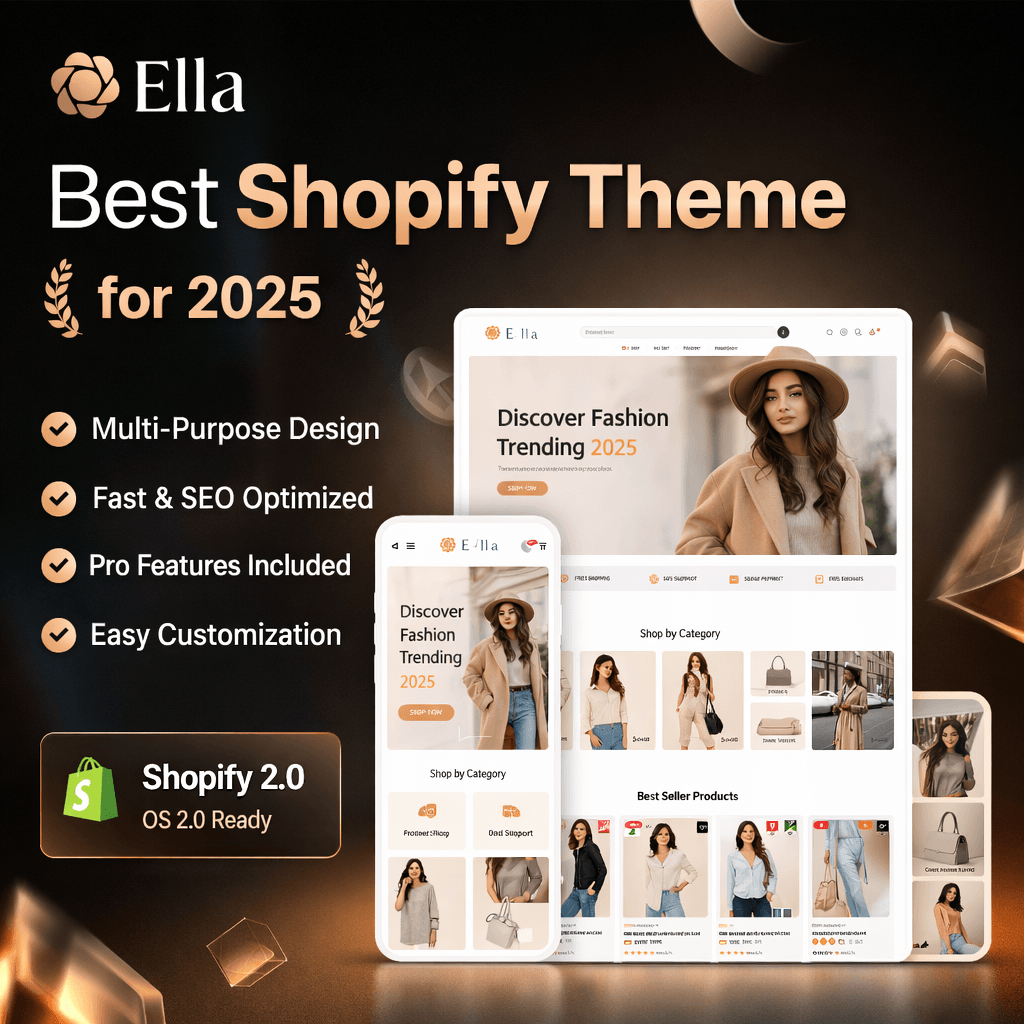Best Shopify Theme in 2026 showcasing multi-purpose design and features for online stores.