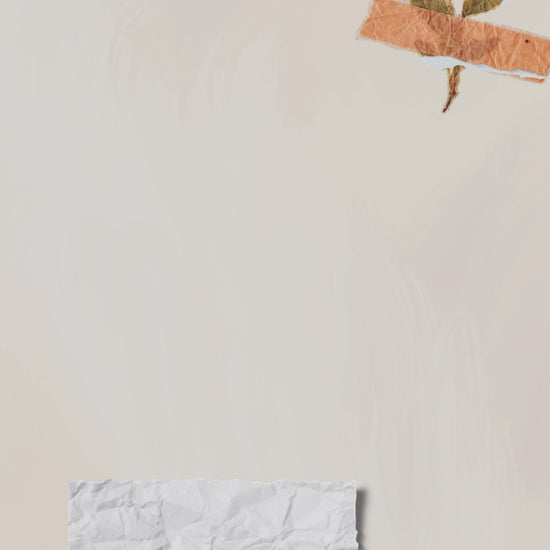 A aesthetic background with a flower and crumpled paper for 90 DAYS TO RECLAIM YOU journal.
